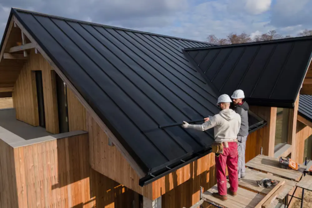 Florida residential home with metal roof